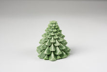 Load image into Gallery viewer, Candle Trio: Tree, Snowman &amp; Bell