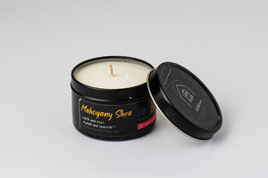 Mahogany Shea 4oz Tin Candle