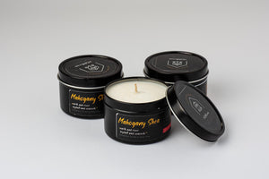 Mahogany Shea 4oz Tin Candle