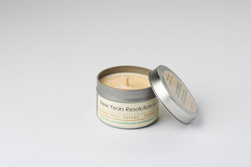 New Years Resolution 4oz Tin Candle