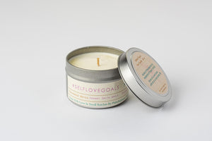 #selflovegoals 4oz Tin Candle