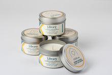 Load image into Gallery viewer, Library 4oz Tin Candle