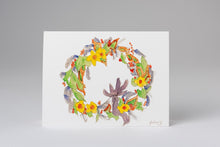Load image into Gallery viewer, Holiday Wreath Cards (10 pack)