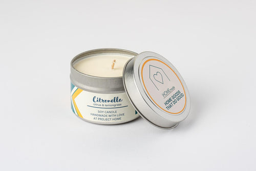 Citronella-ella-ella-eh-eh-eh 4oz Tin Candle