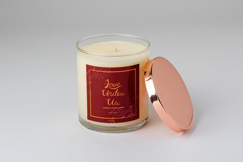 Love Unites Us 10oz Glass Candle