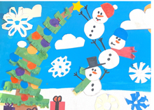 Load image into Gallery viewer, Snow Friends- 10 Pack of Cards with envelopes