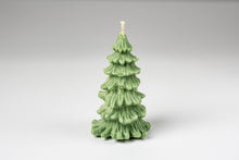Load image into Gallery viewer, Candle Trio: Tree, Snowman &amp; Bell