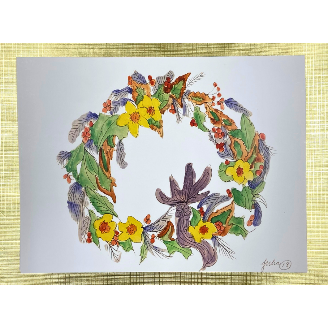 Holiday Wreath Cards