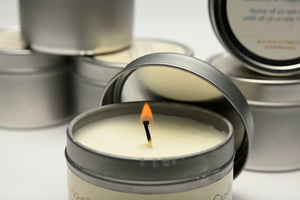 #selflovegoals 4oz Tin Candle