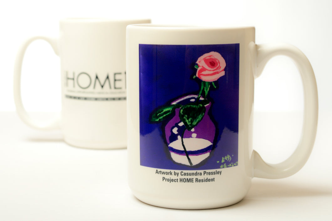 Project HOME Rose Mug